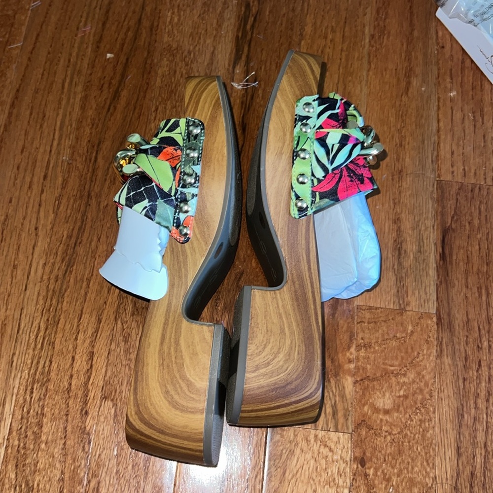 NEW IN BOX Jessica Simpson Women’s Resima Lily Of Jungle Platform Sandal Size 7 - Picture 3 of 8